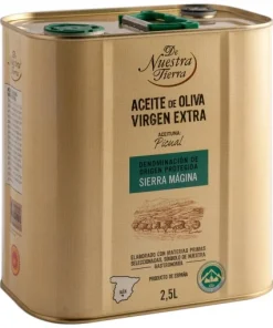 Aceite de oliva virgen extra De Nuestra Tierra 2,5 l.