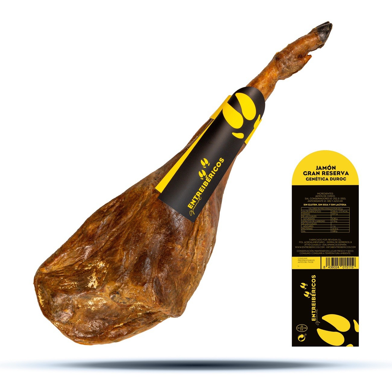 Jamón Gran Reserva genética DUROC