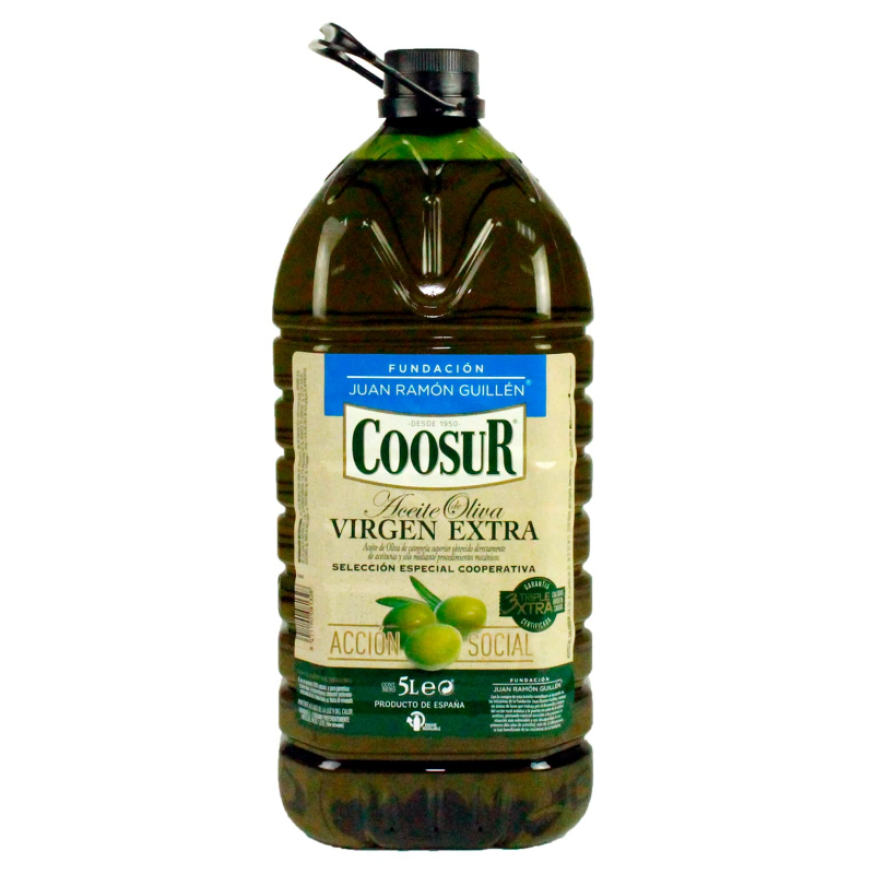 COOSUR Aceite de Oliva Virgen Extra Selección Cooperativa, 5L